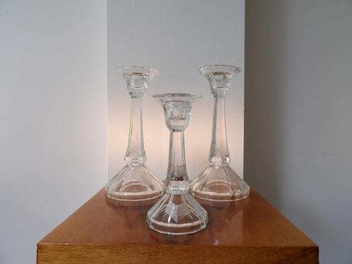 Art Deco set Kandelaars Boheems, Antiek en Kunst, Antiek | Kandelaars, Ophalen of Verzenden