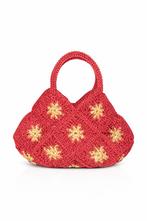 Handgemaakte Gehaakte Handtas Bordeauxrood, Hobby en Vrije tijd, Breien en Haken, Ophalen of Verzenden