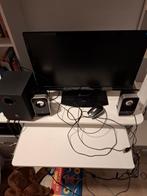 Medion scherm met Logitech Speakers en muis, Gebruikt, HDD, Minder dan 4 GB, Medion