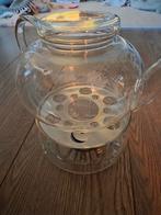 Glazen theepot met theelicht, Ophalen, Overige typen, Overige stijlen, Glas