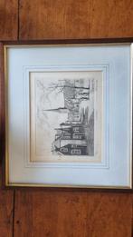 Gravure Kerklaan met Kerk, Rijswijk 37x33, Ophalen of Verzenden