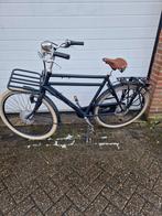 Mooie zwarte stadsfiets met versnellingen, Fietsen en Brommers, Fietsen | Heren | Herenfietsen, Overige merken, Gebruikt, Versnellingen