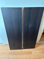 2x Ikea wandplank zwart 80cm, Ophalen, Zo goed als nieuw