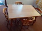 Eethoek met 5 stoelen, Kinderen en Baby's, Kinderkamer | Tafels en Stoelen, Ophalen, Gebruikt, Tafel(s) en Stoel(en)