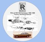 Rolls-Royce Camargue fabriek werkplaats handleiding NIEUW, Ophalen of Verzenden