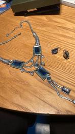 Sieraden set ketting oorbellen, Sieraden, Tassen en Uiterlijk, Ophalen of Verzenden, Zilver, Overige materialen