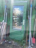 Buitendeur met driepuntssluiting maat 83x201,5 x4, Gebruikt, 80 tot 100 cm, Ophalen of Verzenden, 200 tot 215 cm