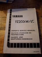 Yamaha YZ250(H)/LC Handleiding 1996, Ophalen of Verzenden