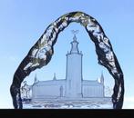 Presse-papier Glassculptuur Nybro Glasbruk, Ophalen of Verzenden