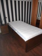 seniorenbed elektrisch verstelbaar, Ophalen, 90 cm, Eenpersoons, Bruin