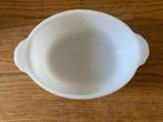 Vintage schaal ovenschaal melkglas Fire-King, Antiek en Kunst, Ophalen of Verzenden