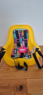 Baby Born fietsstoel - Geel, Kinderen en Baby's, Ophalen, Zo goed als nieuw, Overige typen