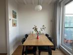 Large dining table with extension leaves, Huis en Inrichting, Tafels | Eettafels, Ophalen, Gebruikt, Eikenhout, 50 tot 100 cm