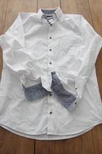 The blueprint blouse overhemd wit bollen omslag m, Ophalen of Verzenden, The Blue Print, Halswijdte 39/40 (M), Wit