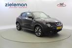 Nissan JUKE 1.6 Acenta - Camera, Navi, Cruise, Clima, 4 cilinders, Met garantie (alle), Zwart, Bedrijf