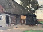 Cor Noltee, boerenerf met kippen, Antiek en Kunst, Ophalen