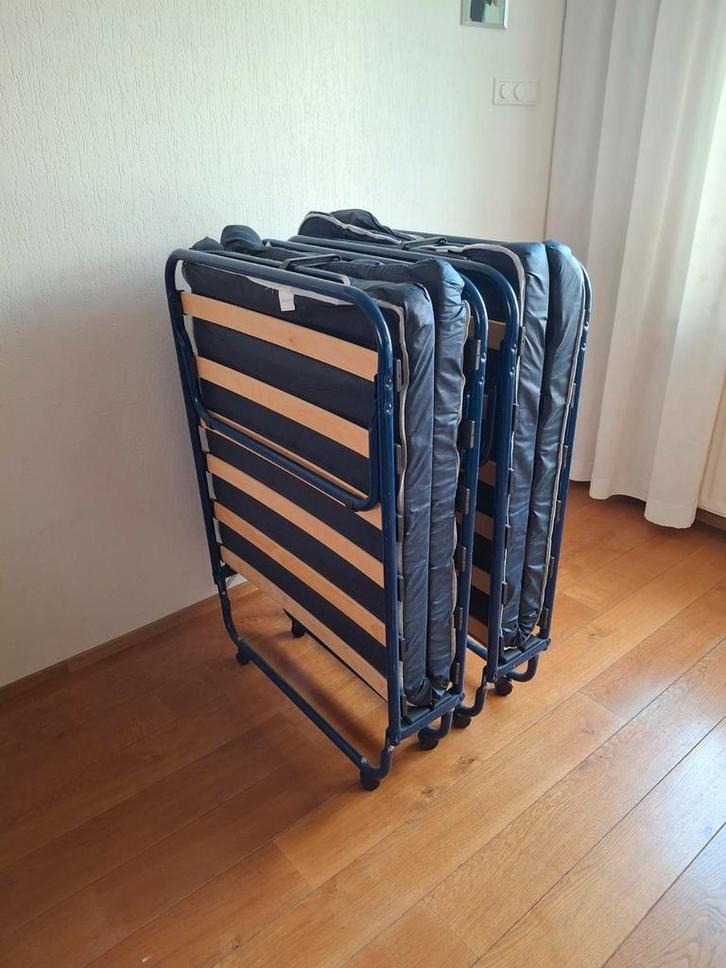 Opklapbedden 200x80 cm - Ruimtebesparend!, Huis en Inrichting, Slaapkamer | Bedden, Gebruikt, Eenpersoons, 80 cm, 200 cm, Metaal
