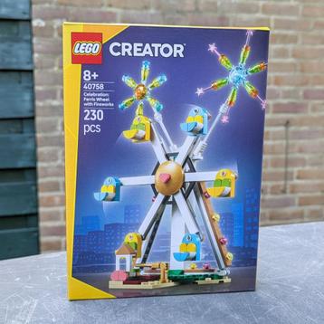 Lego Creator: reuzenrad met vuurwerk (40758) NIEUW beschikbaar voor biedingen