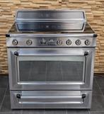 🔥Luxe fornuis smeg 90 cm rvs 5 zones 1 oven INDUCTIE, 60 cm of meer, Ophalen of Verzenden, Zo goed als nieuw, Energieklasse A of zuiniger