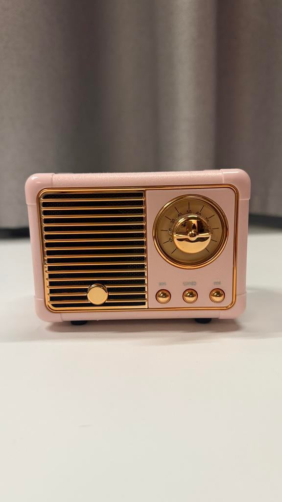 Retro Roze Denver Radio/Speaker, Ophalen of Verzenden