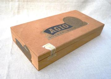 kistje (leeg!) Agio gouden oogst 25 sigaren nr 590. Duizel. beschikbaar voor biedingen