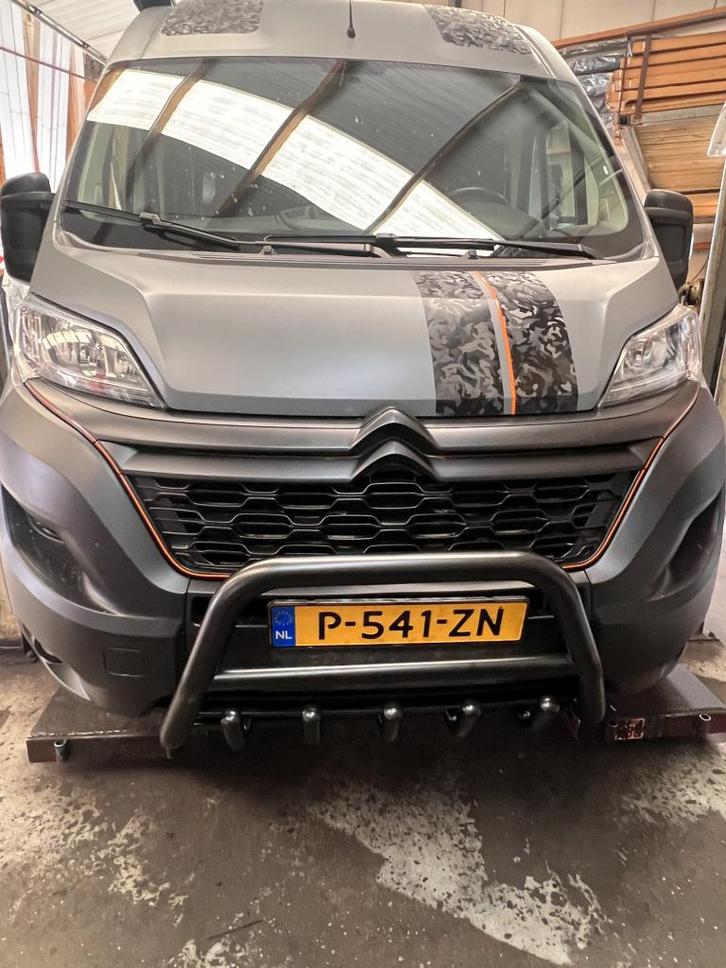 Fiat Ducato Peugeot Boxer Citroen Jumper Bullbar Zwart, Auto diversen, Tuning en Styling