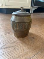 Antieke Koperen Tabakspot met Deksel, Antiek en Kunst, Antiek | Koper en Brons, Ophalen of Verzenden, Koper