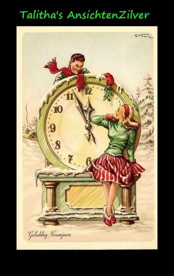 💢💢Pax Steen, Gelukkig Nieuwjaar in de sneeuw (11) beschikbaar voor biedingen