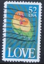 USA  Lovebirds, Postzegels en Munten, Postzegels | Amerika, Verzenden, Noord-Amerika