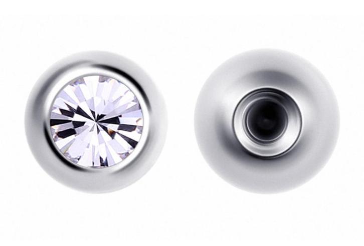 reserve ballen en tops, no pull disk, Sieraden, Tassen en Uiterlijk, Piercings, Nieuw, Overige typen, Staal, Met strass, Ophalen of Verzenden