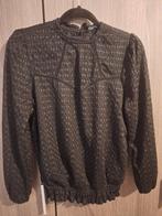 Mooie zwarte blouse van M&S Mode, maat M, Maat 38/40 (M), Zwart, Ophalen of Verzenden, Lange mouw