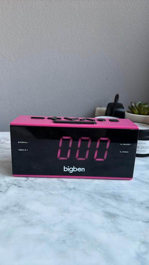 Bigben wekker, Witgoed en Apparatuur, Wekkers, Zo goed als nieuw, Digitaal, Ophalen of Verzenden
