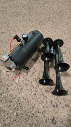 NIEUW luchthoorn 12v trainhorn + compressor TREINHOORN, Ophalen of Verzenden, Nieuw