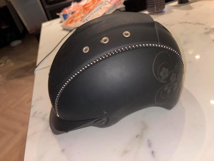 Casco Cap Mistral Floral Black, Dieren en Toebehoren, Paarden en Pony's | Overige Paardenspullen, Gebruikt, Dressuur, Ophalen of Verzenden