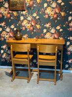 Brocante schooltafel - schoolsetje. - hout  - vintage, Antiek en Kunst, Ophalen