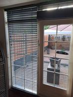3x houten luxaflex antraciet, Huis en Inrichting, Ophalen, Zo goed als nieuw