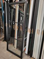 82,5x199cm binnendeur stomp Staal look zwart SL3, Doe-het-zelf en Verbouw, Nieuw, 215 cm of meer, Glas, 80 tot 100 cm