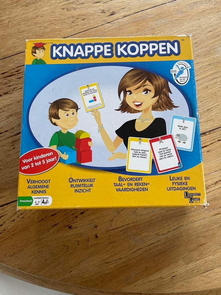 Knappe Koppen Bordspel - Educatief en Leuk!, Hobby en Vrije tijd, Gezelschapsspellen | Bordspellen, Een of twee spelers, Ophalen of Verzenden