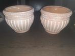 2 prachtige terracotta bloempotten, Tuin en Terras, Bloempotten, Terracotta, Ophalen of Verzenden, Zo goed als nieuw