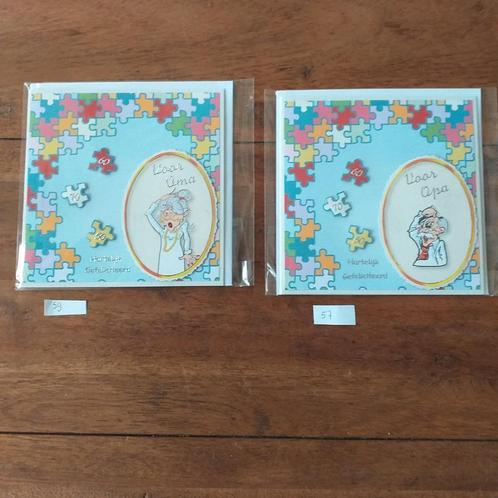 Wenskaart voor opa / oma, Hobby en Vrije tijd, Kaarten | Zelfgemaakt, Nieuw, Overige thema's, Ophalen of Verzenden