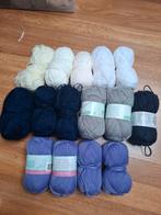 Diverse kleuren garen, Ophalen, Breien of Haken, Wol of Garen