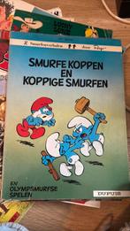 Oude strip Smurfe koppen en koppige smurfen, Verzamelen, Smurfen, Ophalen of Verzenden, Zo goed als nieuw