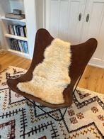 CUERO PAMPA MARIPOSA Vlinderstoel - Oak Bruin, Ophalen, Zo goed als nieuw, Leer, 75 tot 100 cm