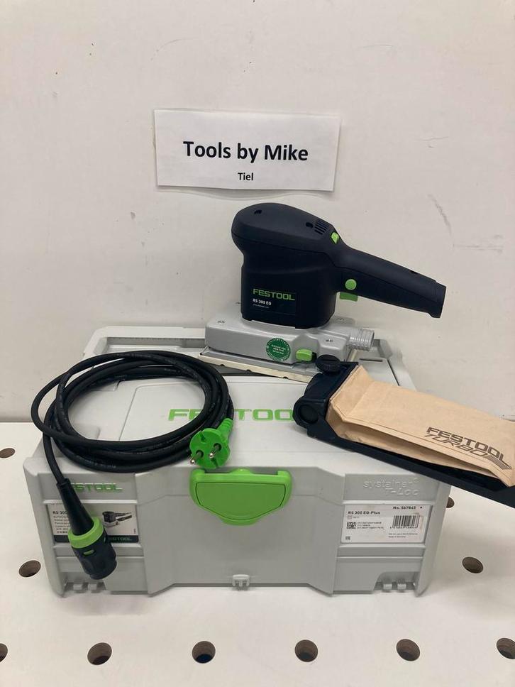 Festool rs300eq schuurmachine (nieuwstaat), Doe-het-zelf en Verbouw, Gereedschap | Schuurmachines, Zo goed als nieuw, Vlakschuurmachine