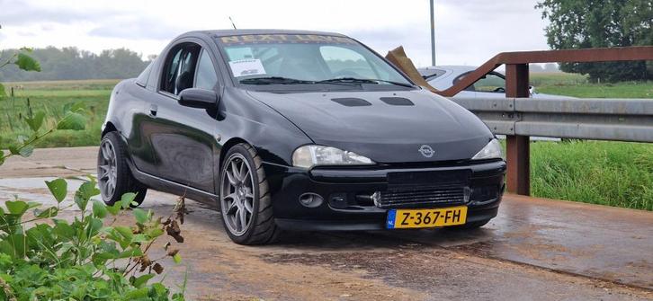 Opel Tigra 2.0L 16V Turbo 350PK (C20LET Forged) 6-bak F28 ✅, Auto's, Opel, Bedrijf, Tigra, Benzine, Euro 2, Coupé, Handgeschakeld