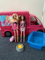Barbie Camper + Poppen & Accessoires – Compleet!, Ophalen, Zo goed als nieuw, Barbie
