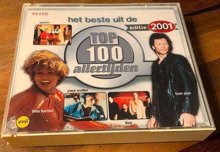 DUBBEL CD HET BESTE UIT DE TOP 100 ALLERTIJDEN EDITIE 2001, Cd's en Dvd's, Cd's | Verzamelalbums, Gebruikt, Pop, Boxset, Verzenden