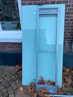 Glazen Bureau / Tafelblad met onderstel, Huis en Inrichting, Ophalen, Gebruikt