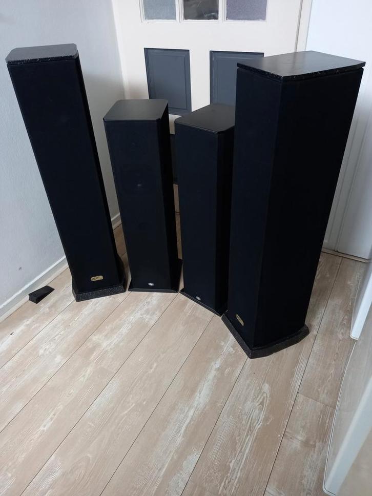 Allure/BNS/magnat luidsprekers, Audio, Tv en Foto, Luidsprekers, Zo goed als nieuw, Front, Rear of Stereo speakers, Magnat, Ophalen