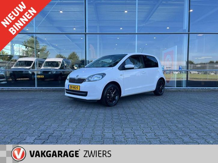 Skoda Citigo 1.0 Greentech Elegance Navi Stoelverwarming, Auto's, Skoda, Bedrijf, Te koop, Citigo, ABS, Airbags, Airconditioning